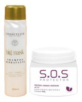 Kit Therapy Hair Hidratação Profunda Argila Branca Sos