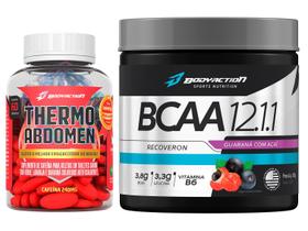 Kit Thermo Abdomen 60 Comp + Bcaa 12:1:1 - BodyAction