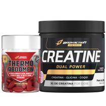 Kit Thermo Abdomen 60 Comp + Creatina Monohidratada Dual Powe 150g Kit Thermo Abdomen 60 Comp + Creatina Monohidratada Dual Powe 150g