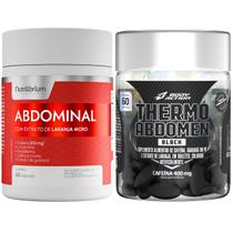 Kit Thermo Abdomen Black 60 Comp + Abdominal 60 Caps Laranja Moro Kit Thermo Abdomen Black 60 Comp + Abdominal 60 Caps Laranja Moro