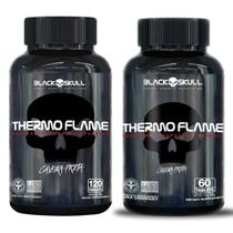 Kit Thermo Flame 120 Caps + Thermo Flame 60 Caps Black Skull