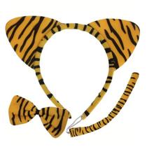 Kit Tiara Animal Oncinha Pelúcia Gravata Rabinho Cosplay Kit Tiara Animal Oncinha Pelúcia Gravata Rabinho Cosplay