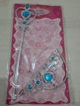 Kit tiara com varinha princesa acessório fantasia Kit tiara com varinha princesa acessório fantasia