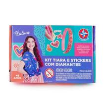 Kit Tiara e Stickers com Diamantes da Luluca - Estrela Kit Tiara e Stickers com Diamantes da Luluca - Estrela