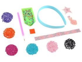 Kit Tiara e Stickers com Diamantes - Estrela Kit Tiara e Stickers com Diamantes - Estrela