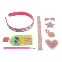 Kit Tiara E Stickers Com Diamantes Luluca Estrela