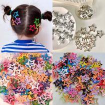 Kit Tic tac Estrela Clips Presilhas Grampos de Cabelo Estrela Infantil