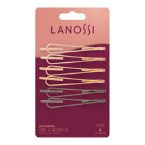 Kit Tic Tac para Cabelo Lanossi Metallic 6 Unidades