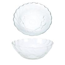 Kit Tigela Bowl em Vidro Transparente 8 Peças 250ml