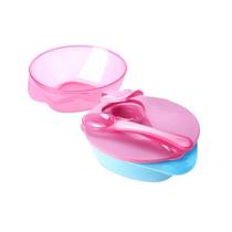 Kit Tigela Com Tampa E Colher Bowls Tommee Tippee Easy Scoop Rosa