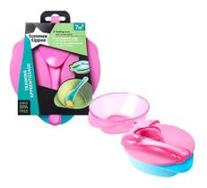 Kit Tigela Com Tampa E Colher Bowls Tommee Tippee Rosa Kit Tigela Com Tampa E Colher Bowls Tommee Tippee Rosa