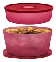 Kit tigela ilumina vermelha da tupperware