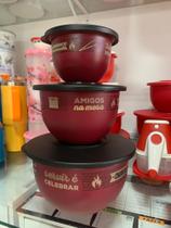 Kit Tigela Murano Sabor na Brasa 3 Peças- 550mL+1,3L+2,5L Kit Tigela Murano Sabor na Brasa 3 Peças- 550mL+1,3L+2,5L