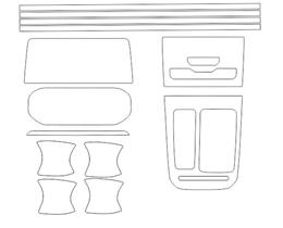 KIT TIGGO 7 PELICULA TELA, VELOCIMENTRO,CONSOLE, AR, MACANETA,QUINA DE PORTA,FRISO( abaixo da tela).