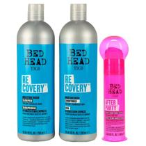 Kit TIGI Bed Head Recovery Shampoo 750ml + Condicionador 750ml + After Party 100ml