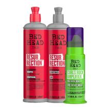 Kit TIGI Bed Head Resurrection Curls Rock Home Care (3 Produtos)