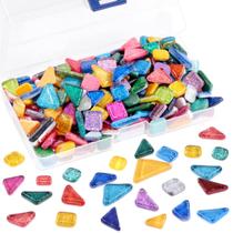 Kit Tile Sweet Mixed Colors Crystal Mosaic Tiles 450g Kit Tile Sweet Mixed Colors Crystal Mosaic Tiles 450g