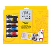 Kit Tinta Acrílica Galeria Winsor & Newton 12ml 08 Peças Kit Tinta Acrílica Galeria Winsor & Newton 12ml 08 Peças