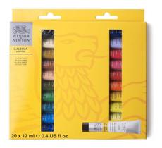 Kit Tinta Acrílica Galeria Winsor & Newton 12ml 20 Cores Kit Tinta Acrílica Galeria Winsor & Newton 12ml 20 Cores
