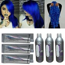 Kit Tinta Azul Royal 03 Coloração, 03 OX 20 90ml Mairibel