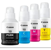Kit Tinta Gi-10 Original G6010 G7010 Gi10 - 04 Cores Tinta Preto/ciano/magenta/amarelo