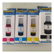 Kit Tinta Gi-11 Refil 4 Cores Canon G2160 G3160 Masterprint