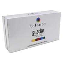 Kit Tinta Guache Profissional Talento C/ 16 Cores De 20ml