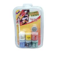 Kit Tinta Liquida Facial Maquiagem Artística Rostinho Pintado Festa Infantil Aniversário Criança