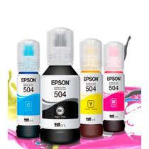 Kit Tinta Original Epson T504 L6161 L4150 L4160 L6191 L6171 T504