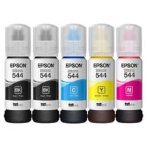 Kit Tinta Original L3250 L3210 T544 L3150 - Kit 05 Cores Kit Tinta Original L3250 L3210 T544 L3150 - Kit 05 Cores