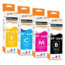 Kit Tinta para impressora L375 L455 L365 L200 L1300 4x70ml