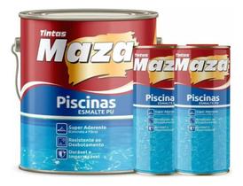 Kit Tinta Para Piscina Esmalte Pu Kit Maza - 4,5 Litros