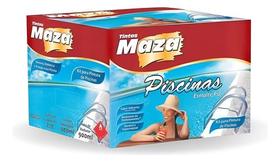 Kit Tinta Para Piscina Fibra Maza Esmalte Pu Branca 4,5 L