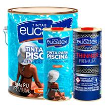Kit Tinta Pu Para Piscina Azul Piscina Eucatex Premium