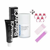 Kit Tinta Refectocil Tintura + Oxidante Sobrancelha Cílios