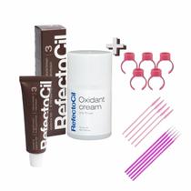 Kit Tinta Refectocil Tintura + Oxidante Sobrancelha Cílios