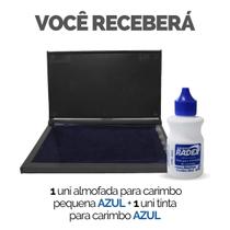Kit Tinta Refil + Almofada Carimbo Alto Rendimento - Escolha Seu Kit