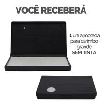 Kit Tinta Refil + Almofada Carimbo Alto Rendimento - Escolha Seu Kit