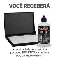 Kit Tinta Refil + Almofada Carimbo Alto Rendimento - Escolha Seu Kit