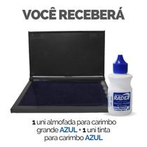 Kit Tinta Refil + Almofada Carimbo Alto Rendimento - Escolha Seu Kit