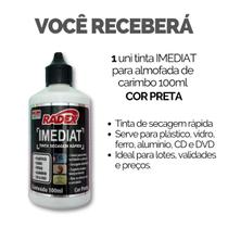 Kit Tinta Refil + Almofada Carimbo Alto Rendimento - Escolha Seu Kit