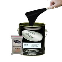 Kit Tinta Refletiva Sinalização - Conduz - PRETA - 3,6L - Resina acrílica emulsionada em água