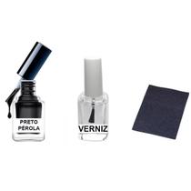 Kit Tinta Retoque Tira Risco BYD Space Black - Preto Perola