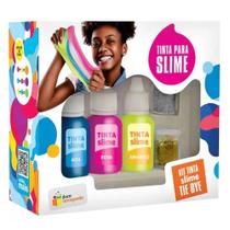 Kit tinta slime tie dye doce brinquedo Kit tinta slime tie dye doce brinquedo