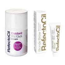 Kit Tinta Sobrancelhas Blonde Brow Loiro + Oxidante Creme Refectocil Kit Tinta Sobrancelhas Blonde Brow Loiro + Oxidante Creme Refectocil