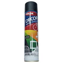 Kit Tinta Spray Preto Fosco 360ml Decor Ref 8711 6 Un - COLORGIN Kit Tinta Spray Preto Fosco 360ml Decor Ref 8711 6 Un - COLORGIN
