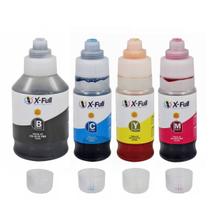 Kit Tinta X-Full Compatível para GI10 GI11 Preta Pigmentada CMY Corante para GM2050 GM2010 G3160 G6020 G2160 G5070