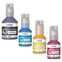 Kit Tintas Brother Bt-d100 Bt D100 4x Cores Dcp-t230 Dcp-t430w Dcp-t530dw Dcp-t730dw