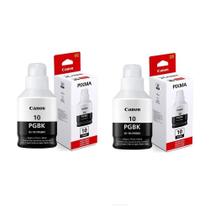 Kit Tintas Canon Gi-10 2un Preto Gi10 G10 G6010 G7010 Gm2010 Gm4010
