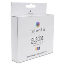Kit Tintas Guache Artístico Profissional Talento C/ 5 Cores